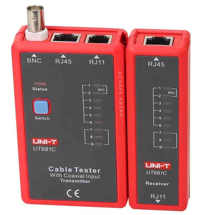 تستر کابل شبکه یونیتی مدل UT681C